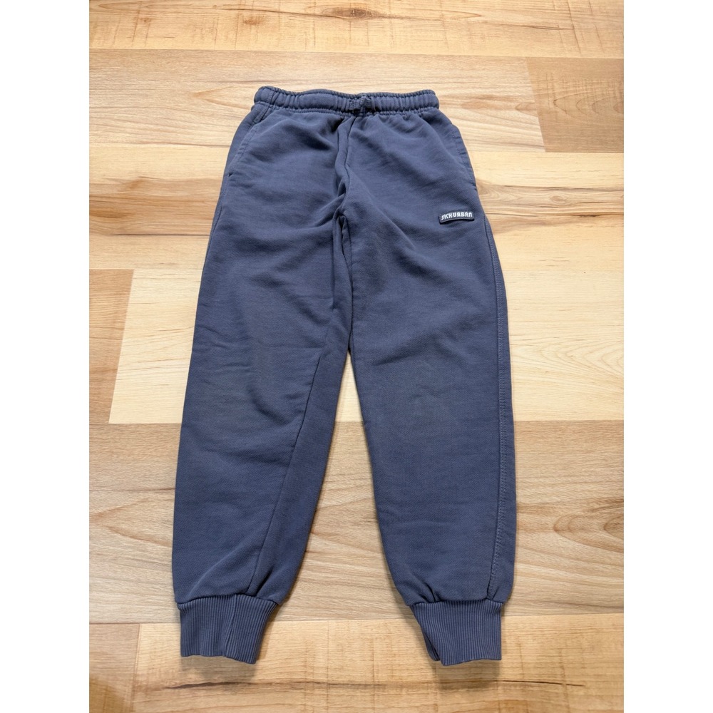Zara Kids Dark Gray Jogger Sweatpants SKHURBAN Cotton Blend Size 6-7